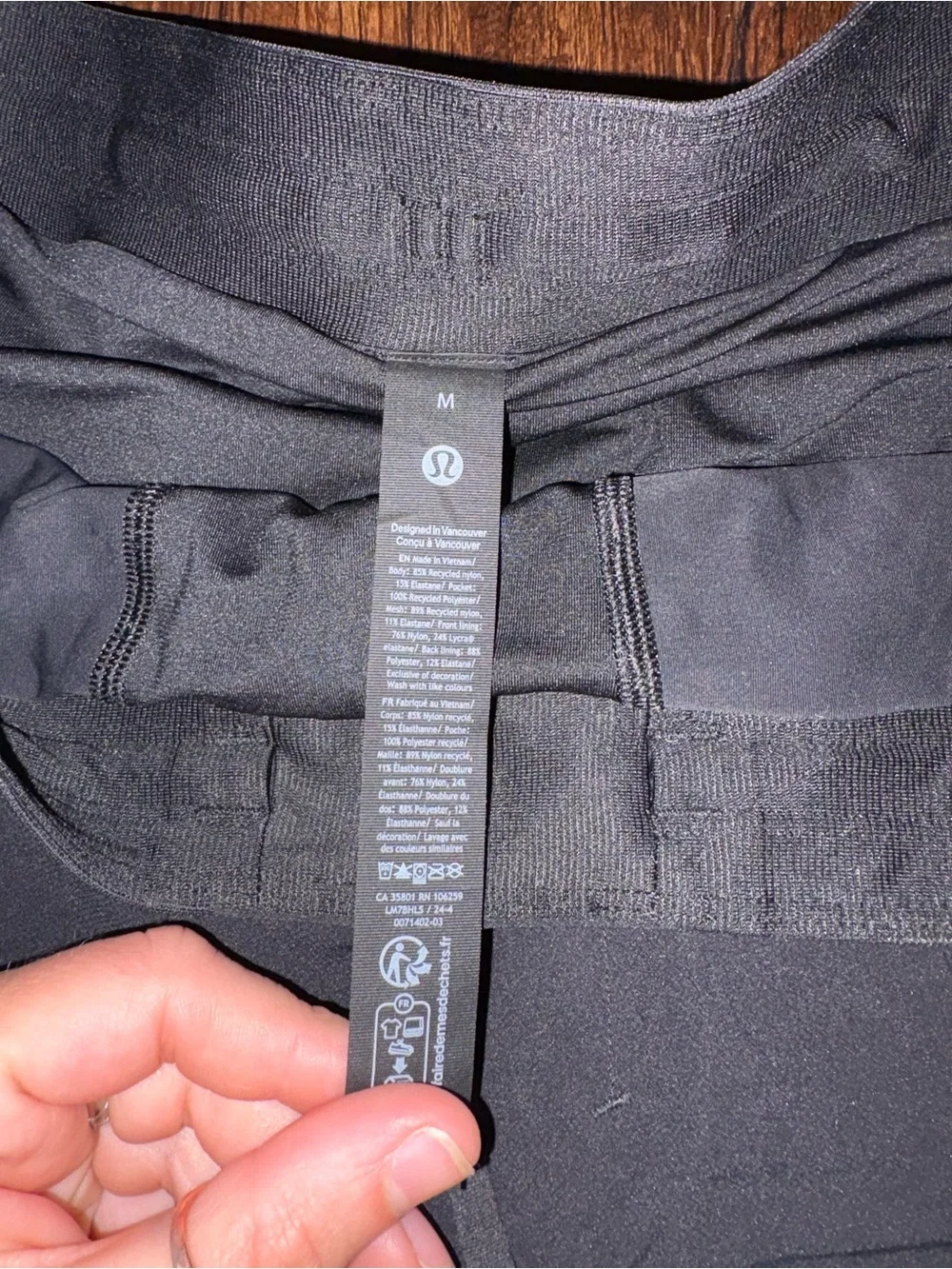 lululemon athletica Men's Black Athletic Drawstring Shorts